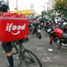 Entregadores mantem paralisacao por melhores condicoes de trabalho