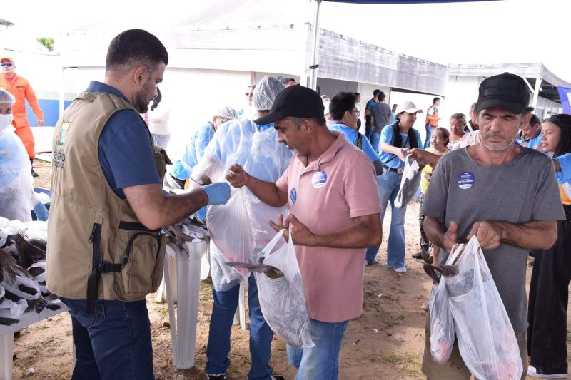 Governo finaliza entrega de peixes beneficiando 50 mil familias em Roraima 1