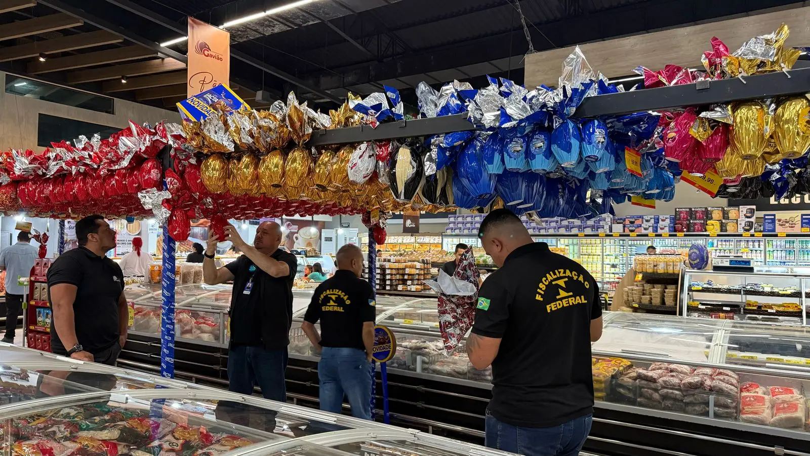 Ipem-RR realiza fiscalização de produtos comercializados na Páscoa 1 Ipem RR realiza fiscalizacao de produtos comercializados na Pascoa 2
