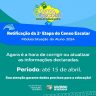 RETIFICACAO DO CENSO DE 2024
