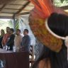Representantes do Ministerio do Turismo realizam visita tecnica a Comunidade Indigena Kauwe em Rorai