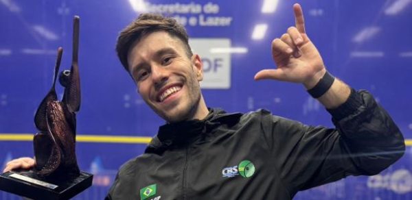 Diego Gobbi, brasileiro bicampeão sul-americano de squash
