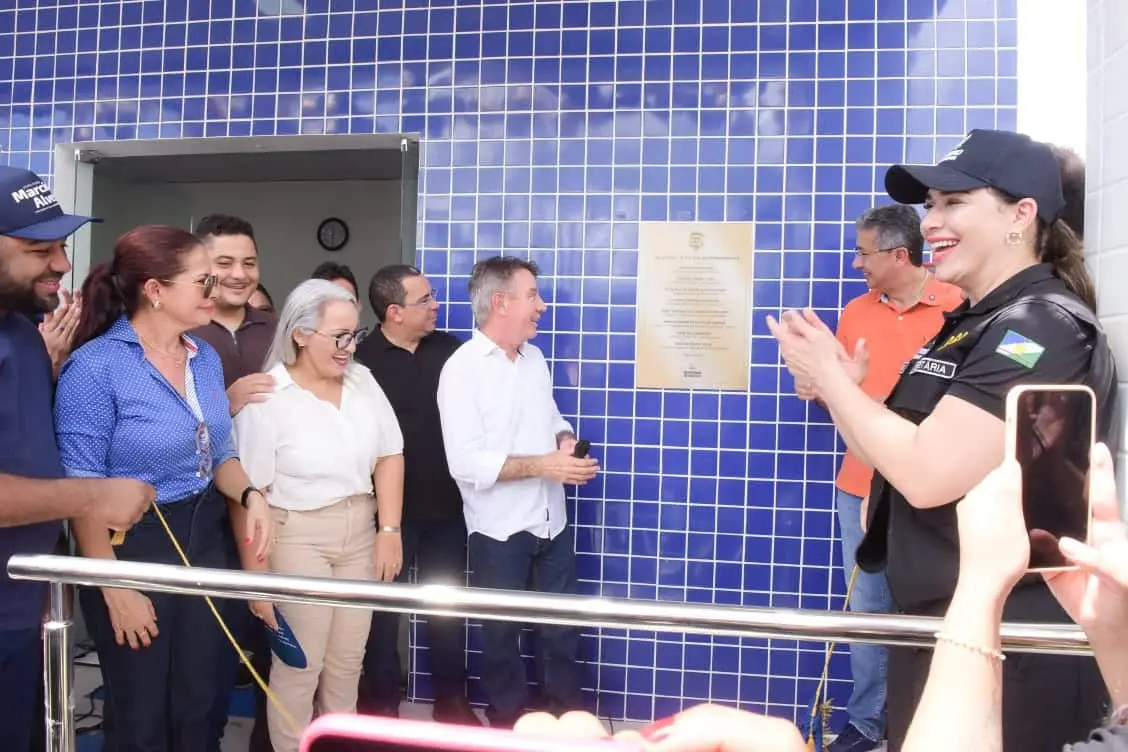 Governo do Estado abre Centro Regional de Perícia Forense e nova Delegacia em Rorainópolis. 1 Inauguracao da Delegacia da Policia Civil em Rorainopolis