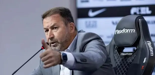 Augusto Melo, presidente do Corinthians