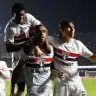 São Paulo na vitória por 2 a 1 contra o Grêmio pela nona rodada do Campeonato Brasileiro (Foto: Divulgação, Rubens Chiri e Paulo Pinto/Saopaulofc.net)