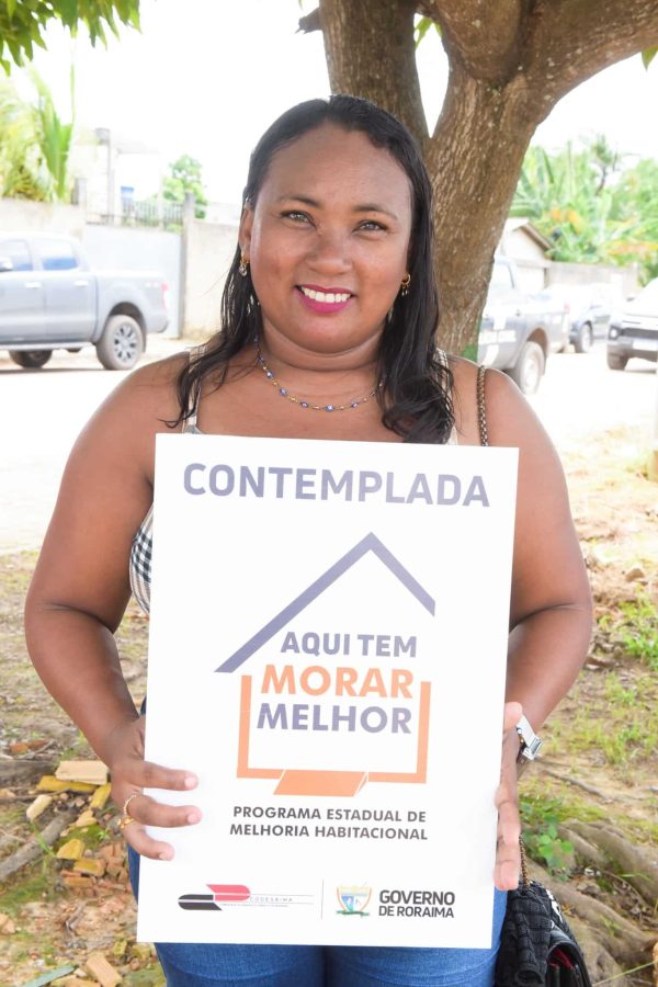 Maria da Luz Ferreira beneficiada pelo programa Aqui Tem Morar Melhor em Rorainopolis scaled