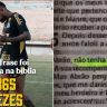 Neymar faz post religioso horas antes de jogo do Santos pelo Brasileiro: 'não tenha medo'