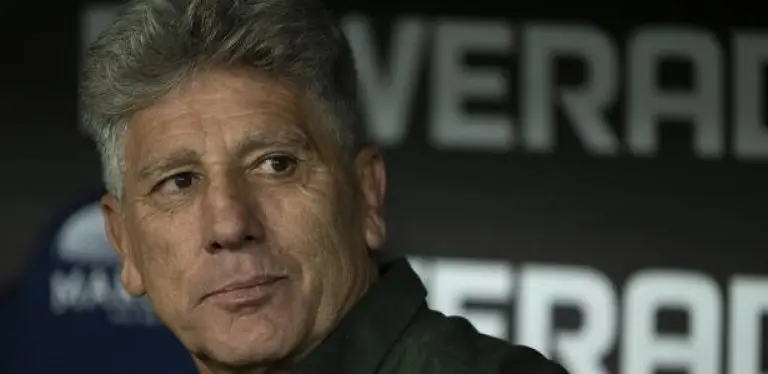 Renato Gaúcho, técnico do Fluminense, durante jogo contra o Union Española