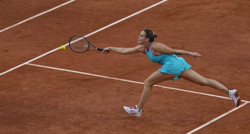 Sabalenka cresce após início difícil e avança com nove games seguidos