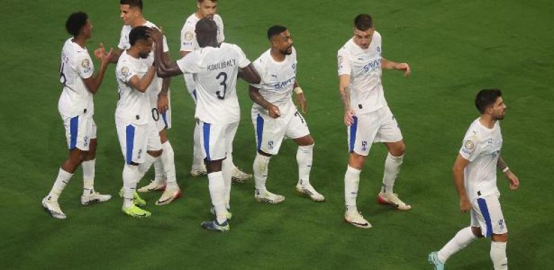 Salem Aldawsari comemora gol marcado pelo Al-Hilal contra o Pachuca, pelo Mundial de Clubes 2025
