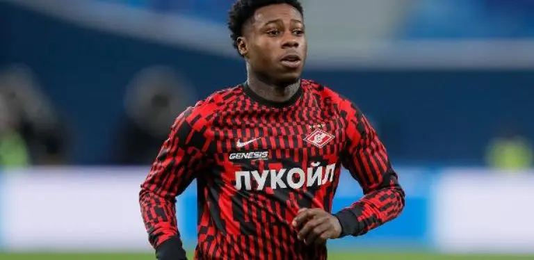 Quincy Promes atualmente é jogador do Spartak Moscou