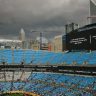 Tempestade se aproximando do Bank of America Stadium, palco de Benfica x Chelsea no Mundial