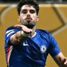 Pedro Neto comemora gol marcado pelo Chelsea contra o Los Angeles FC no Mundial