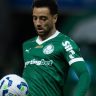 Felipe Anderson em ação durante Palmeiras x Ceará, duelo da Copa do Brasil