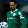 Felipe Anderson em ação durante Palmeiras x Ceará, duelo da Copa do Brasil