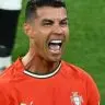 Cristiano Ronaldo comemora gol marcado por Portugal contra a Alemanha na Liga das Nações