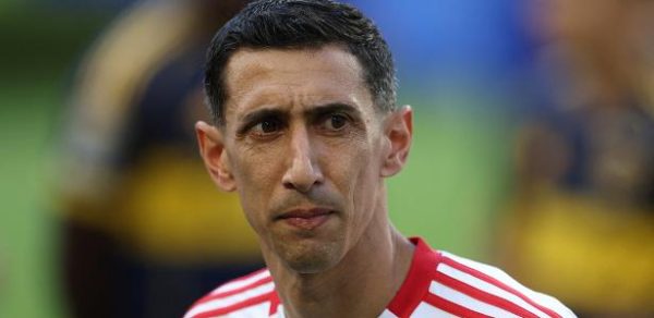 Di María, jogador do Benfica, durante jogo contra o Boca Juniors no Mundial de Clubes