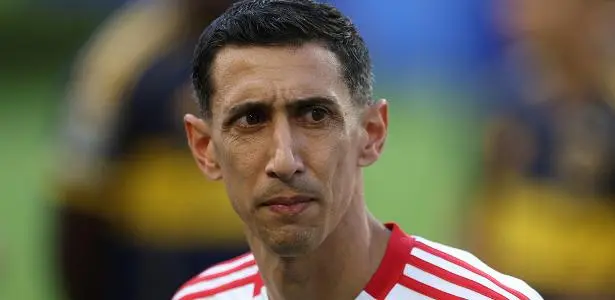 Di María, jogador do Benfica, durante jogo contra o Boca Juniors no Mundial de Clubes