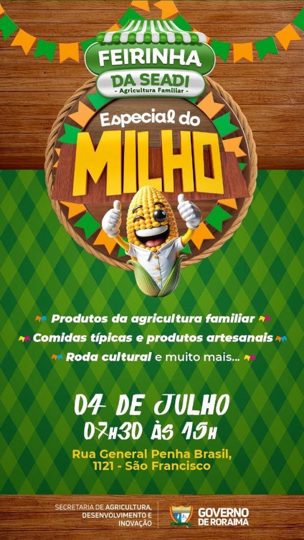 Feirinha Especial do Milho Divulgacao