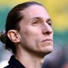 Filipe Luís, técnico do Flamengo, em confronto contra o Palmeiras, pelo Brasileirão