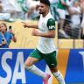 Flaco Lopez comemora após marcar para o Palmeiras contra o Al Ahly pelo Mundial de Clubes