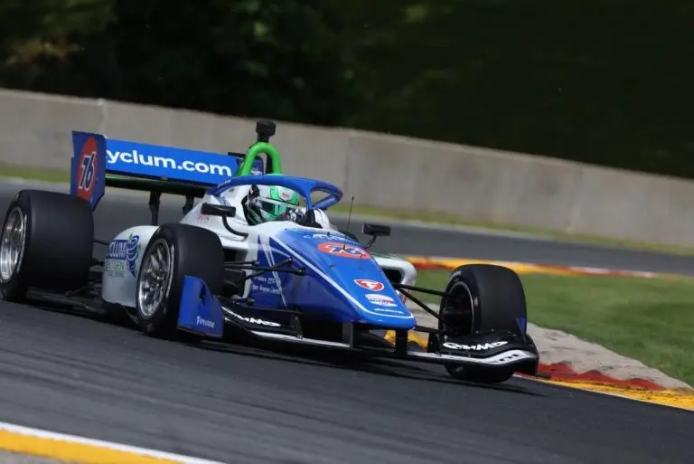 Indy NXT: Collet larga da primeira fila em Road America