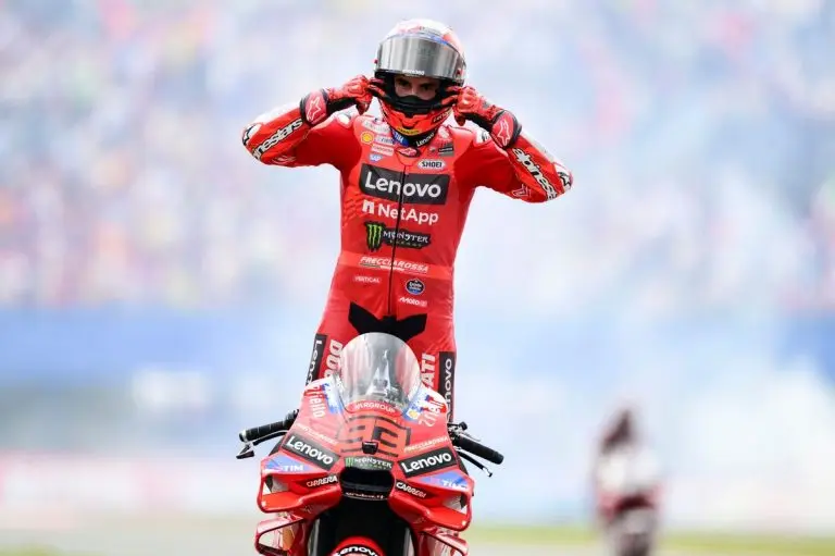 <p><strong>MotoGP: Vitória do líder Marc Márquez; confira os resultados e a classificação do GP da Holanda</strong></p> 1 MotoGP: Com vitória do líder Marc Márquez; confira resultado e tabela do GP da Holanda