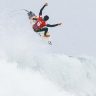 Yago Dora em ação na etapa de Trestles, nos EUA