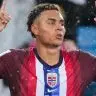Nusa comemora gol marcado pela Noruega contra a Itália nas Eliminatórias