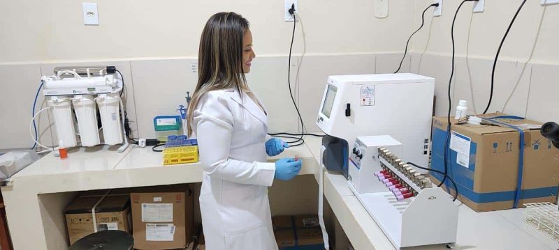 Novo Analisador Hematologico para a Unidade Mista de Caroebe Ascom Sesau 2