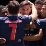Fabian Ruiz comemora gol marcado pelo PSG contra o Atlético de Madri no Mundial