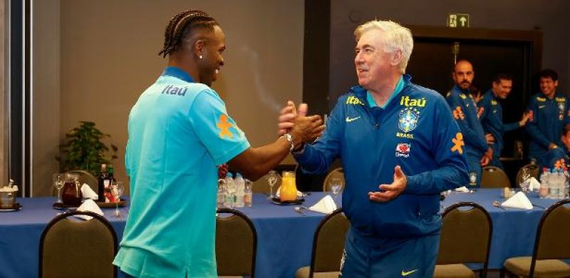 RMP: Maior expectativa com Ancelotti na seleção é tirar o melhor de Vini Jr