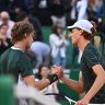 Rublev é só elogios para Sinner e o coloca como principal favorito