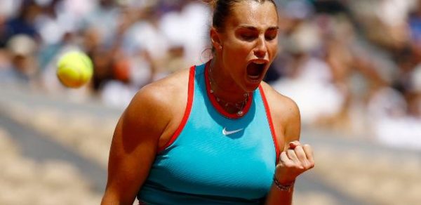 Aryna Sabalenka nas quartas de final de Roland Garros em 2025