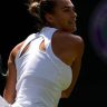 Aryna Sabalenka na primeira rodada de Wimbledon em 2025