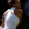 Aryna Sabalenka na primeira rodada de Wimbledon em 2025