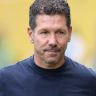 Diego Simeone, durante vitória do Atlético de Madri sobre o Seattle Sounders, no Mundial de Clubes