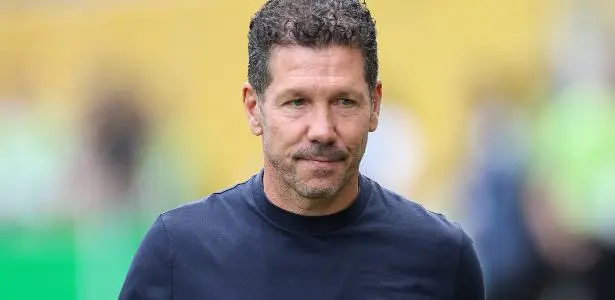 Diego Simeone, durante vitória do Atlético de Madri sobre o Seattle Sounders, no Mundial de Clubes