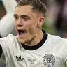 Wirtz comemora gol marcado pela Alemanha contra Portugal na Liga das Nações