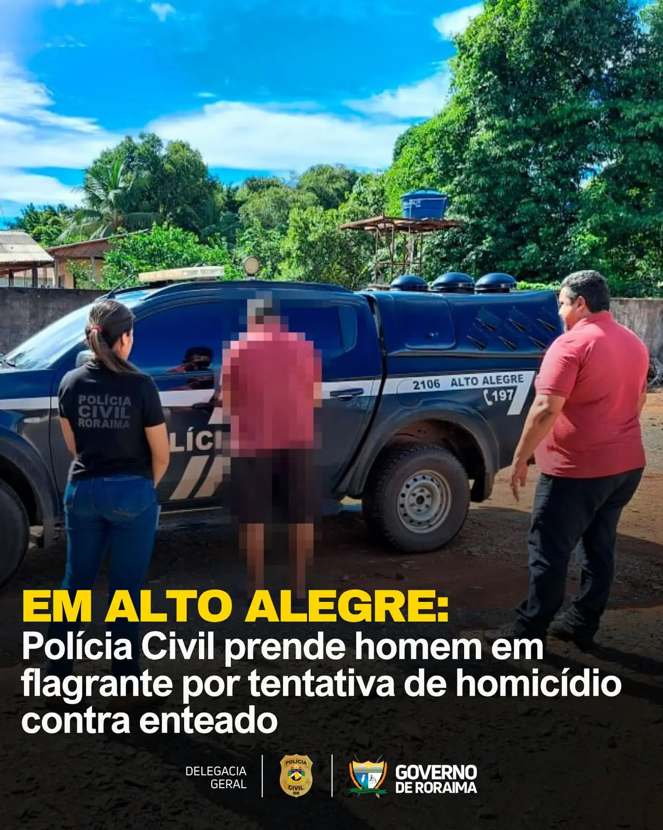 Polícia Civil prende homem em flagrante por tentativa de homicídio contra enteado em Alto Alegre 1 policiacivilderoraima 505180012 18387742663184806 975486979410902399 n