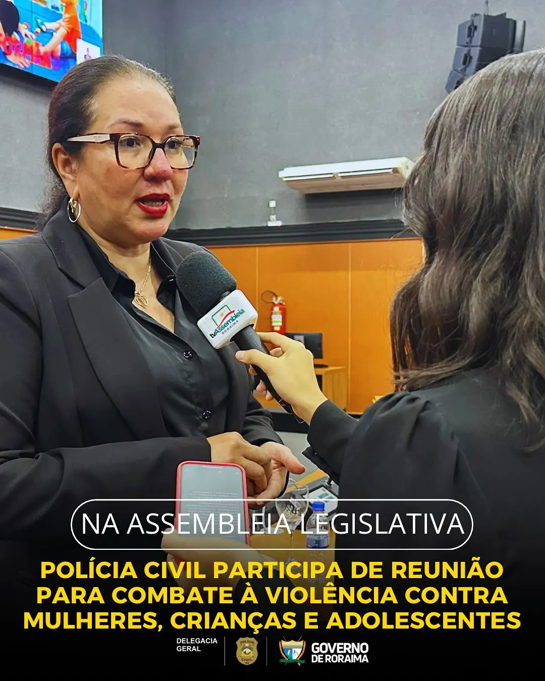 NA ASSEMBLEIA LEGISLATIVA: Polícia Civil participa de reunião para combate à violência contra mulheres, crianças e adolescentes 1 policiacivilderoraima 505185858 18387740824184806 6848386421690670383 n