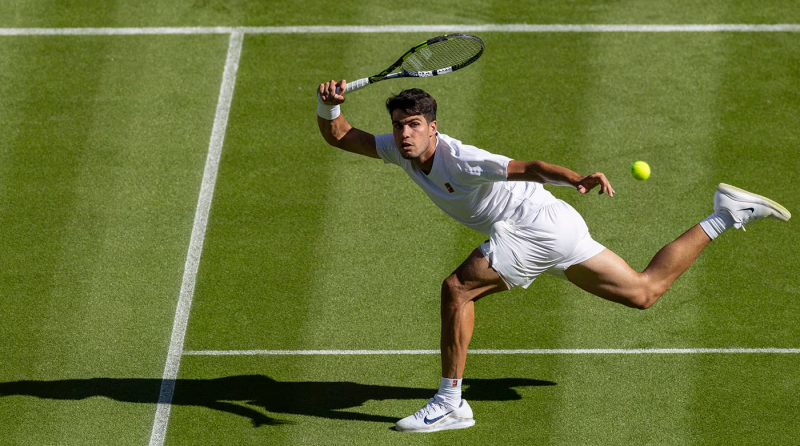 Alcaraz e Fritz abrem as semifinais de Wimbledon às 9h30 desta sexta