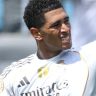 Bellingham comemora gol marcado pelo Real Madrid contra o Pachuca no Mundial