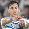 Kaio Jorge comemora gol marcado pelo Cruzeiro contra o Fluminense no Brasileirão