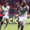 Cuiabano, do Botafogo, comemora após marcar contra o Sport, pelo Brasileirão