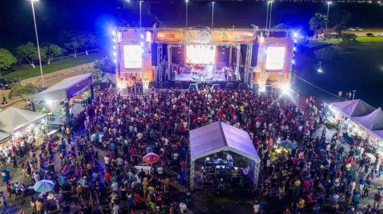 Estrutura do Sao Joao no Parque Anaua Arquivo Secom RR 2 1