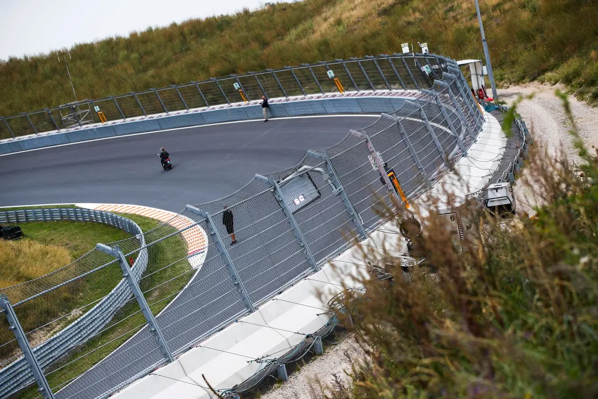 F1: Circuito de Zandvoort desmente cratera na pista após chuva torrencial na Holanda