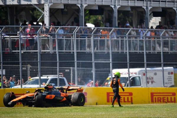 F1: Por que McLaren diz que acidente no Canadá ajudou Norris, em vez de atrapalhá-lo