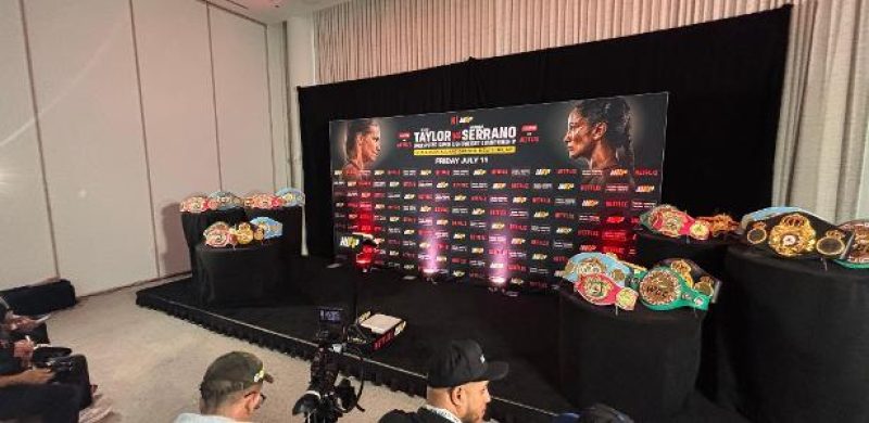 Pesagem oficial da luta entre Katie Taylor e Amanda Serrano aconteceu em um hotel, em Nova York