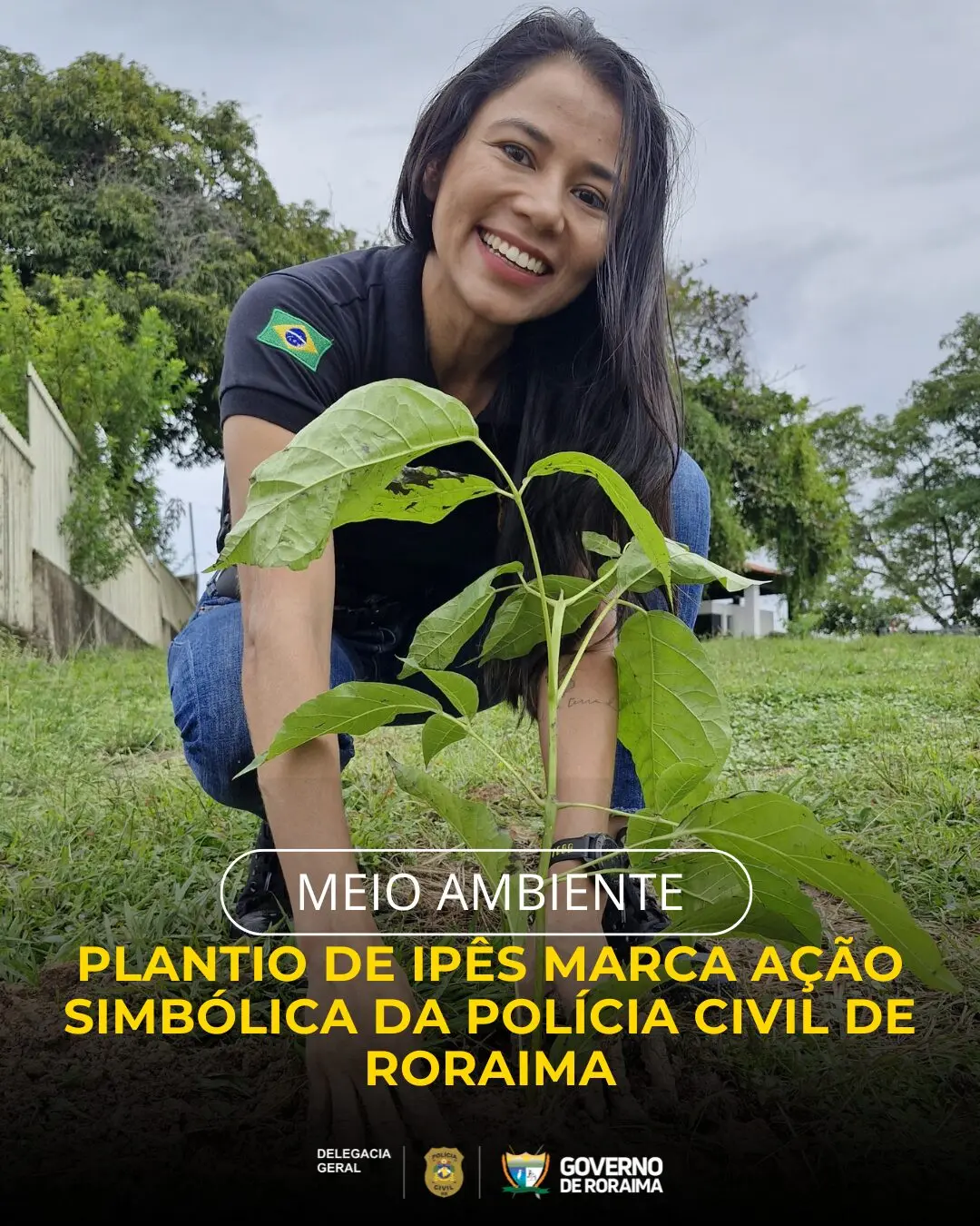 Plantio de ipês marca ação simbólica da Polícia Civil de Roraima 1 Modelo postagem redes sociais 2 27